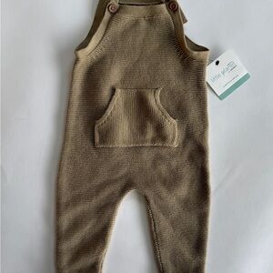 Little Planet by Carters Tan Overalls
